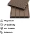 Home Deluxe WPC Terrassendielen 220 x 14,6 cm (10m²) dunkelbraun