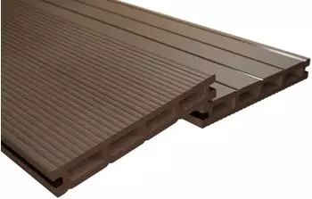 Endorphin WPC Terrassendielen Komplettset 22m² Braun