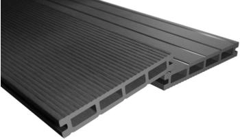 Endorphin WPC Terrassendielen Komplettset 36m² Anthrazit