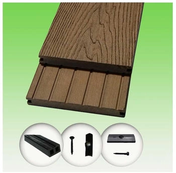 woodstore WPC Terrassendielen Komplettset Massivdiele braun 8 m² (WoodoMalta)