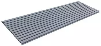 Home Deluxe DUVAR 2 m&sup2; 190 x 21,9 x 2,6 cm inkl. Montagematerial Hellgrau