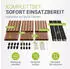 Juskys WPC Terrassendielen 2 m² Teak