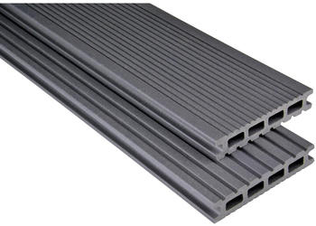 Kosche Kovalex WPC Terrassendiele Exklusiv mattiert grau Zuschnitt 2,6x14,5x300cm