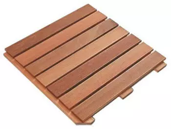 ROG-Gardenline Holzfliese Bangkirai 50 x 50 cm (4 Stück)