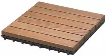 iWerk Klickfliese Thermoesche 30 x 30 x 3,1 cm natur (4 Stück)