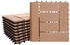 braun: MCW Sarthe mit Abschluss Holzoptik 11xJe 30x30cm