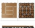 ECD Germany WPC Balkonfliese Mosaik Teak
