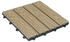 Home Deluxe WPC Klickfliesen Bavaro Premium- Teak 10m² - Holzoptik Holzfliesen Bodenfliesen (60151)