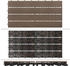 ECD Germany 30x WPC Balkonfliese Fliese 60x30cm Dunkelbraun 5m²