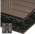 ECD Germany 30x WPC Balkonfliese Fliese 60x30cm Dunkelbraun 5m²
