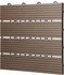 ECD Germany 44xWPC Balkonfliese Fliesen 30x30cm Dunkelbraun 4m²