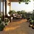 Home Deluxe Holzfliesen WPC Klickfliesen Bavaro Premium5 St. Teak 5m² - Holzoptik Holzfliesen Teak (60143)
