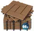 Casaria WPC Fliesen Mosaik Terrakotta 30x30cm 66er-Set (995162)