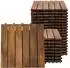 ETC Shop Holzfliesen Akazie natur 30 x 30 cm 27er-Set (127203)