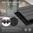 ECD Germany Terrassenfliesen 60x30cm (24er Set) anthrazit