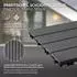 ECD Germany Terrassenfliesen 60x30cm (24er Set) anthrazit