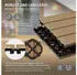 ECD Germany Terrassenfliesen 60x30cm (24er Set) teak