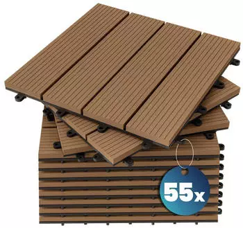 Deuba Klassik 30 x 30 cm terracotta (55 pcs.)