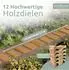 holz4home Rollweg aus Lärche witterungsbeständig schnell trocknend stabil rutschfeste Oberfläche durch Riffelung 25 cm 2,5 m (H4H243)