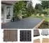 0,99 m², braun: Home Deluxe WPC-Fliesen 30 x 30 cm