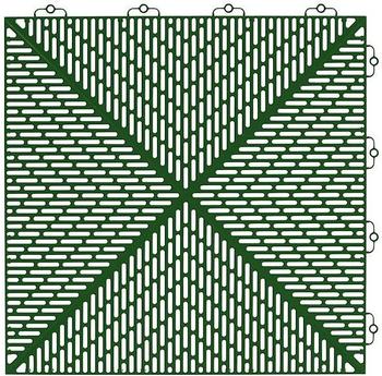 Bergo Unique grün, 38 x 38 cm, 2 m² (14 Stück)