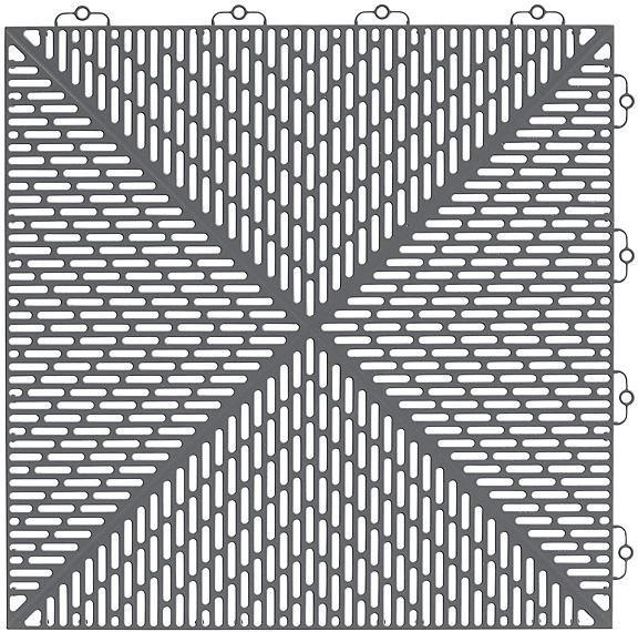 Bergo Unique grau, 38 x 38 cm, 2 m² (14 Stück)