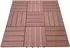 0,99 m², braun: Home Deluxe WPC-Fliesen 30 x 30 cm