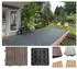 0,99 m², braun: Home Deluxe WPC-Fliesen 30 x 30 cm