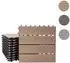 braun: Mendler Rhone linear 30 x 30 cm (11 Stück)