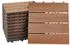2,97 m², braun: Home Deluxe WPC-Fliesen 30 x 30 cm