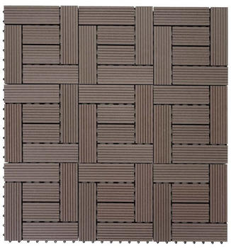Mendler Sarthe Premium versetzt coffee 30 x 30 cm (11 Stück)