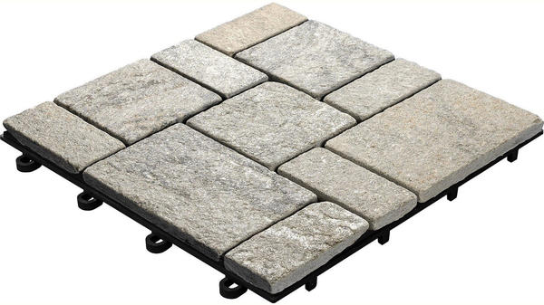 Florco Stone Quarz 30 x 30 cm grau