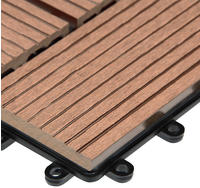 Wpc Fliesen 1m2-6m2 Terrassenfliesen Set Holzfliesen 30x30cm Balkon Pool Garten 44x