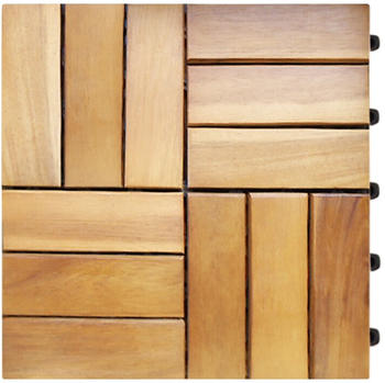 Deuba Akazie Mosaik 30 x 30 cm (11 Stück)
