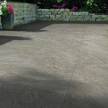 Eurostone Terrassenplatte Feinsteinzeug 60x90x2cm Dunkelgrau