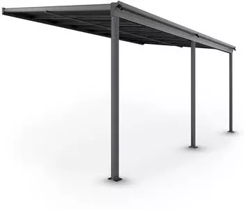 Juskys Borneo 5 x 3 m dunkelgrau
