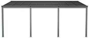 Juskys Borneo 6 x 3 m dunkelgrau