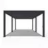 Weide Deluxe Plus 600x255x400 cm Pavillon freistehend Aluminium anthrazit