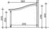 Skan Holz Verona o. Mittelpfosten Breite 648 cm-648 x 389 cm - Gr. 4-anthrazit
