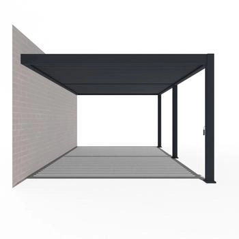 Weide Deluxe Plus Wand Pergola Aluminium 4 x 6m anthrazit – Weide Deluxe Plus Wand Pergola Aluminium 4 x 6m anthrazit für stilvolle Terrassengestaltung
