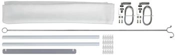 Palram Beschattungs-Set Sonnensegel f&uuml;r Terrassen&uuml;berdachungen 300x971 cm wei&szlig; (706115)
