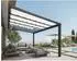 Palram Stockholm Sonnensegel für Terrassenüberdachung 340x810cm, 11 Bahnen