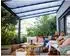 Palram Stockholm Sonnensegel für Terrassenüberdachung 340x810cm, 11 Bahnen