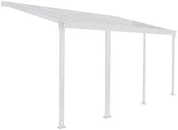 Home Deluxe Terrassenüberdachung 618 x 303 x 226 / 278 cm 8400 – Robuste Konstruktion und hochwertige Materialien