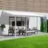 Home Deluxe Terrassenüberdachung 618 x 303 x 226 / 278 cm 8400