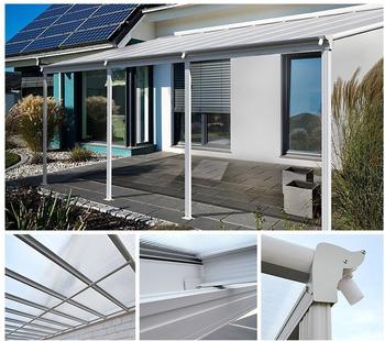 Home Deluxe 8397 Terrassen&uuml;berdachung 435 x 303 cm wei&szlig;