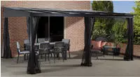 Sojag Anbaupavillon "St. Barthelemy 12x16" BxTxH: 483x363x240 cm