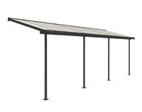 Canopia Aluminium Terrassen&uuml;berdachung Mit Doppelstegplatten 'sierra', Anthrazit,