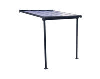 Palram - Canopia Terrassendach "Sierra" grau, UV-best&auml;ndig