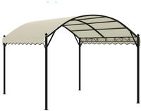vidaXL Pavillon Stoff Creme